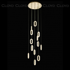 Люстра Cloyd DIOFANT C13 / выс. 280 см - золото (арт.11247)