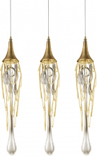 Подвесной светильник Goddess Tears P68009L-3 gold