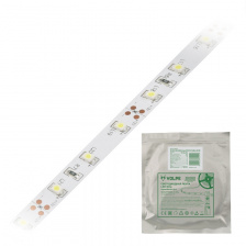 Светодиодная лента  ULS-Q320 2835-60LED/m-8mm-IP20-DC12V-4,8W/m-5M-6500K катушка в герметичной упаковке