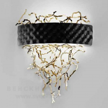 Бра 463/1A Black Gold IDL Италия  18W 51 см Золото Groovy