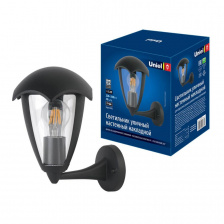 Настенный фонарь уличный  UUL-S80A 60W/E27 IP54 BLACK