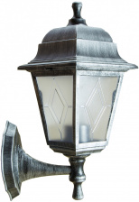 Настенный фонарь уличный  UUL-A01S 60W/E27 IP44 BLACK SILVER