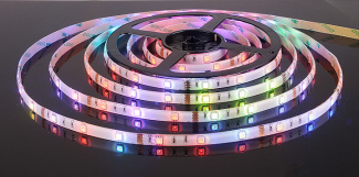 Светодиодная лента  Лента светодиодная 12V 7,2W 30Led 5050 IP65 RGB, 5м