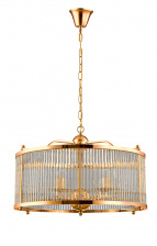 Люстра Crystal Lux TADEO SP6 D600 GOLD/TRANSPARENTE