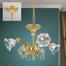 Подвесная/Потолочная люстра Orion La Boheme LU 2392/4 gold/479 Schliff