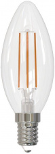 Лампочка светодиодная филаментная LED-C35-SLF LED-C35-7W/4000K/E14/CL/SLF