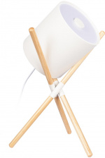 Интерьерная настольная лампа Bobbin 10245T White