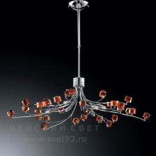 Люстра подвесная 371/6S IDL Италия   от 49 до 70 см Хром Dado
