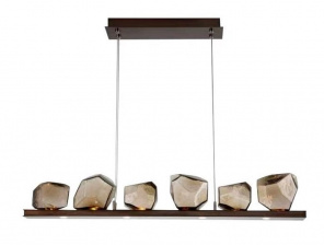 Люстра 6 Gem Linear Suspension