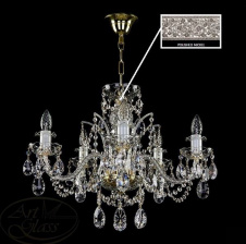 Люстра ARTGLASS ALMA V. NICKEL CE ARTGLASS