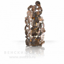 Настольная лампа 469/1L IDL Италия  40W 48 см Коричнево-золотистого цвета Corten