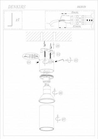 Точечный светильник DK2029 DK2029-BK фото 3