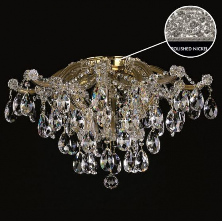 Потолочная люстра Artglass MARIA TEREZIA 22 NICKEL CE фото 1