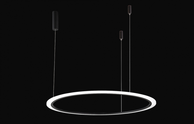 Люстра Crystal Lux MANZANA SP40W LED D1000 BLACK фото 4