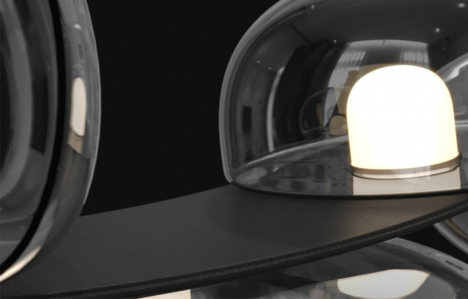 Бра Crystal Lux BOSQUE AP1 BLACK/TRANSPARENT фото 31