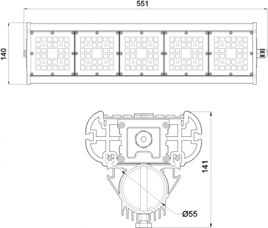Уличный консольный светильник Галеон 51 CB-C0322043 фото 2