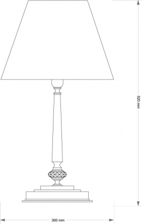 Интерьерная настольная лампа San Marino Lampshade SAN-LG-1(P/A)SW фото 2