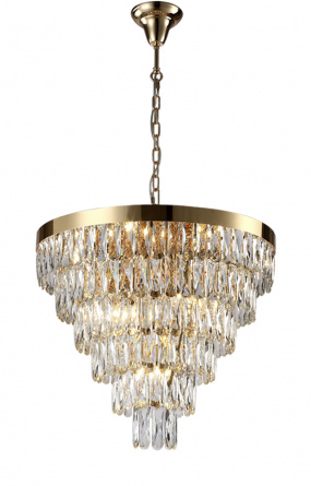 Люстра Crystal Lux ABIGAIL SP-PL15 D620 GOLD/TRANSPARENT фото 2