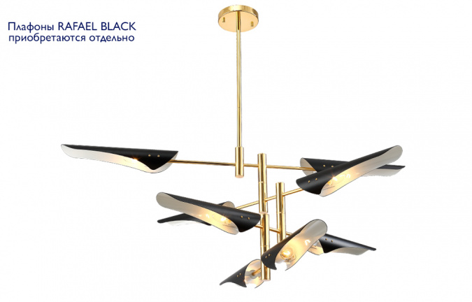 Бра Crystal Lux REBECA AP2 GOLD фото 13