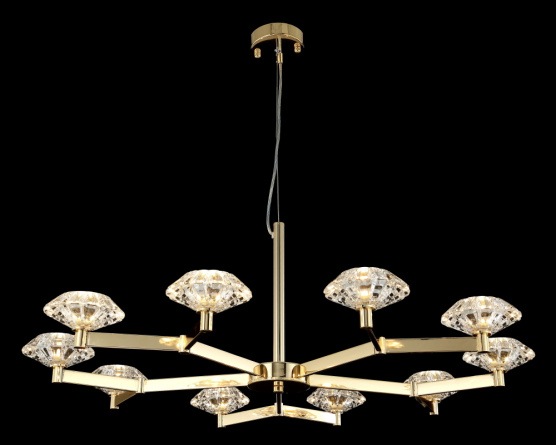 Бра Crystal Lux REBECA AP2 GOLD фото 17