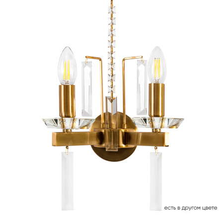 Бра Crystal Lux MARRON AP2 BRASS фото 1