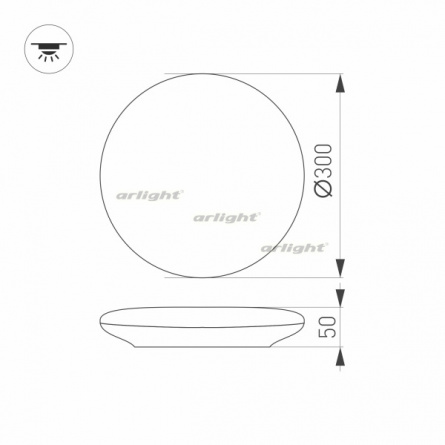 Потолочный светильник FRISBEE 030162 фото 3