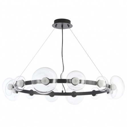 Бра Crystal Lux BOSQUE AP1 BLACK/TRANSPARENT фото 7