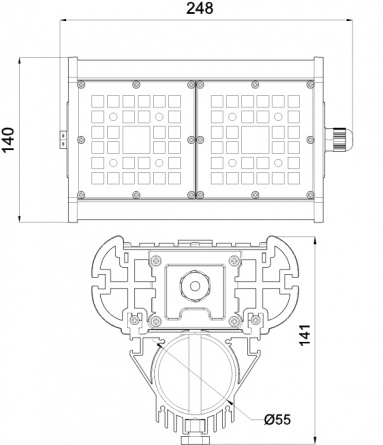 Уличный консольный светильник Галеон 21 CB-C0320040 фото 2