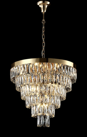 Люстра Crystal Lux ABIGAIL SP-PL15 D620 GOLD/TRANSPARENT фото 4