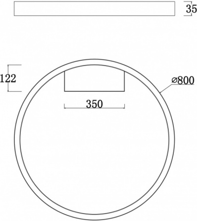 Потолочный светильник Rim MOD058CL-L50B4K фото 2