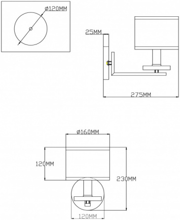 Бра Trio V2640-1W фото 2