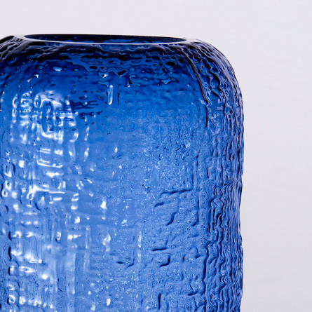 Мебель и интерьер/Вазы Cloyd KOWO Vase / выс. 34 см - синее стекло (арт.50021) фото 4