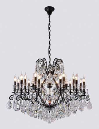 Люстра Crystal Lux MAGNIFICO SP19 BLACK/TRANSPARENT фото 2