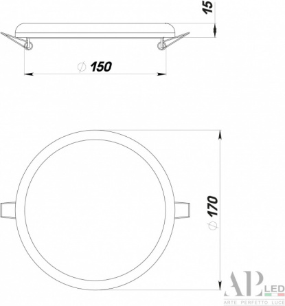 Точечный светильник Ingrid 3322.FAP222R/22W/6K фото 3