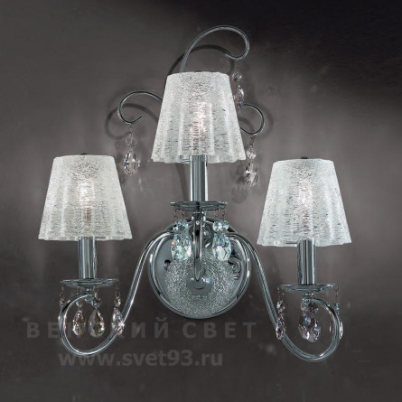 Бра 301/3A Chrome V330/00/11 IDL Италия  40W 50 см Хром Rossella фото 1