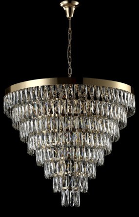 Люстра Crystal Lux ABIGAIL SP22 D820 GOLD/TRANSPARENT фото 3