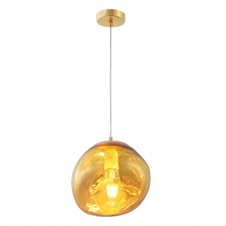 Светильник подвесной Crystal Lux MALAGA SP1 D200 GOLD фото 1