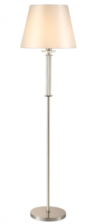 Торшер Crystal Lux NICOLAS PT1 NICKEL/WHITE фото 4