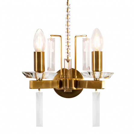 Бра Crystal Lux MARRON AP2 BRASS фото 3