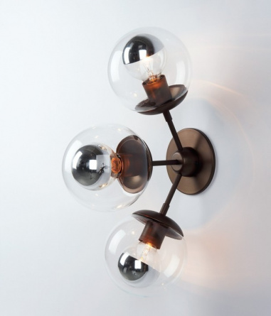 Бра Modo Sconce 3 Globes фото 2