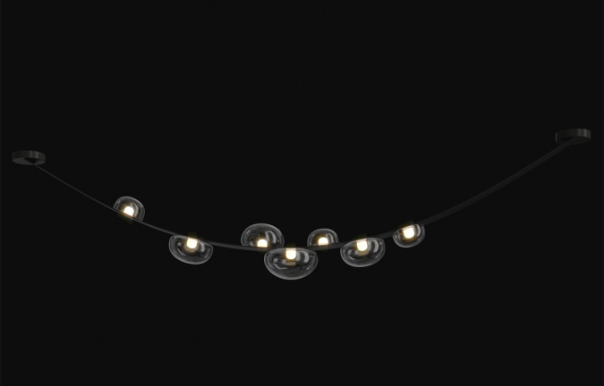 Бра Crystal Lux BOSQUE AP1 BLACK/TRANSPARENT фото 28