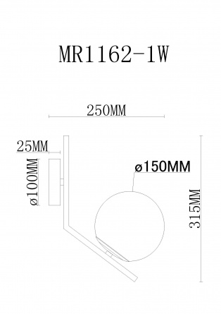 Бра Pierre MR1162-1W фото 2