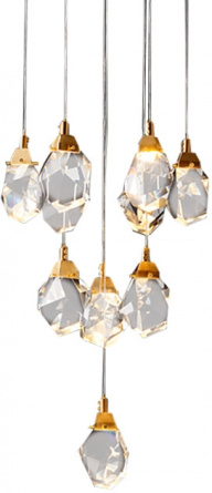 Подвесной светильник Crystal rock MD-020B-11 gold фото 1