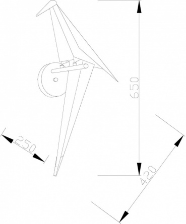 Бра Birds V3070-WL фото 2