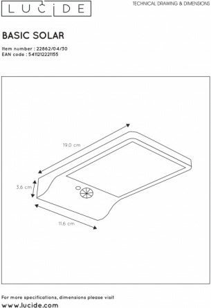 Настенный светильник уличный Basic 22862/04/30 фото 3