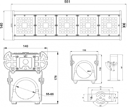 Прожектор уличный Галеон 51 CB-C0300043 фото 2