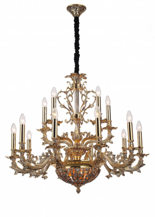 Подвесная люстра Firenze FIRENZE 1780.15.3 antique gold фото 1