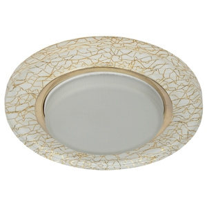 Точечный светильник  DK80 WH/GD фото 1