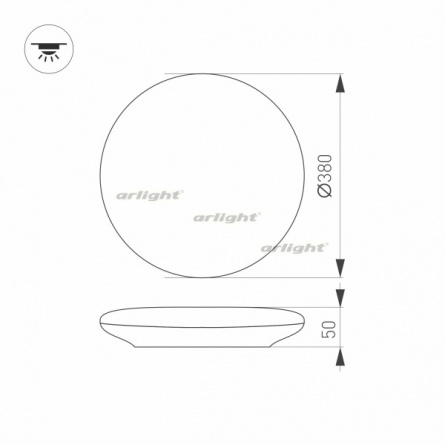 Потолочный светильник FRISBEE 030163 фото 3