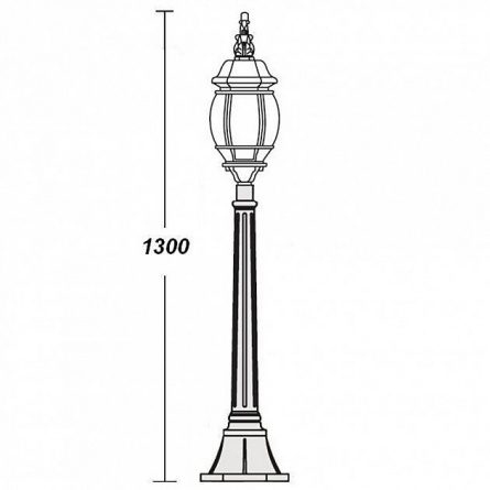 Наземный фонарь  83407L W фото 2